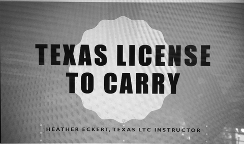 Texas License To Carry